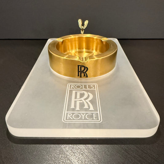 Luxury Golden Spirit-Inspired Ashtray