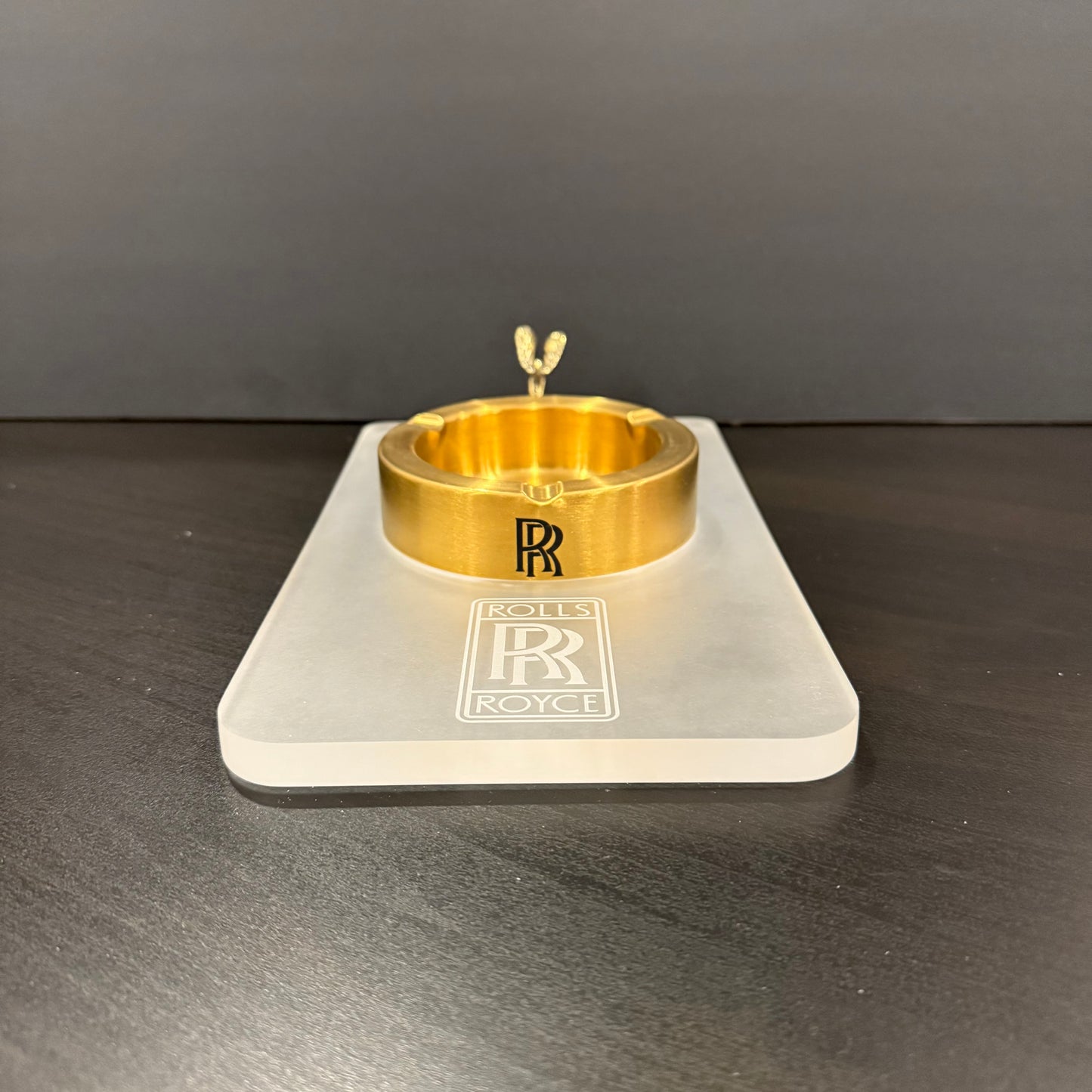 Luxury Golden Spirit-Inspired Ashtray