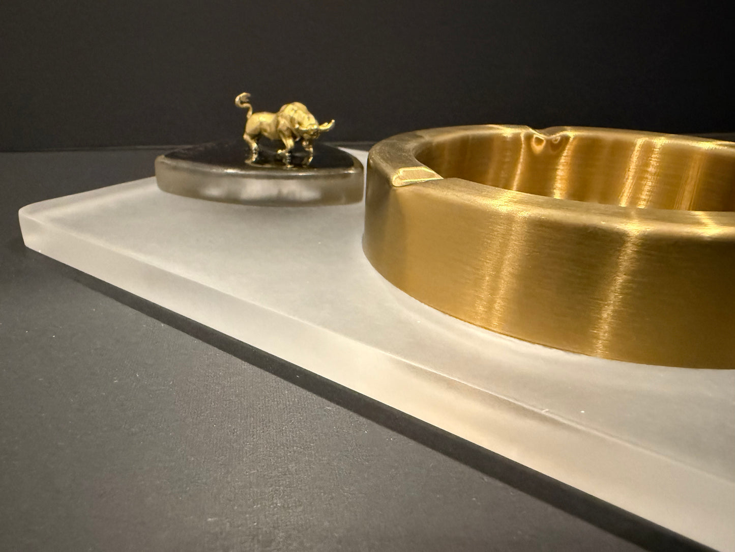 Luxury Bull Ashtray – Inspired by Italian Supercar Design